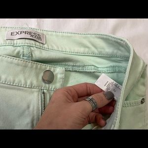 Express mint colored pants
